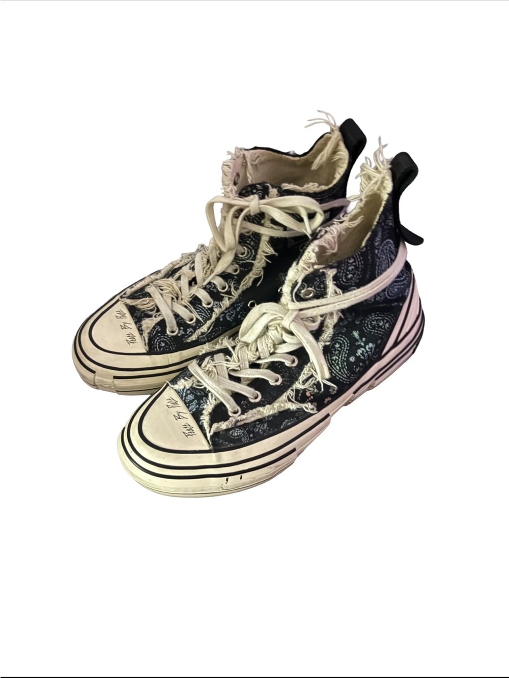Authentic xVESSEL G.O.P. Highs Paisley Deconstructed Sneaker